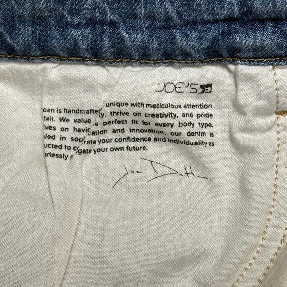 JOE'S Jeans Bermuda High Waisted Fray Hem Cut Off Denim Jean Short Jorts Size 30 - Picture 6 of 6